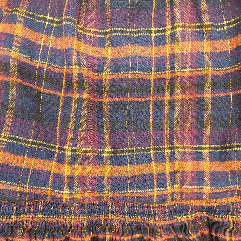 Cat and Jack Girls Flannel Tunic Dress XS 4/5 - Picture 3 of 4